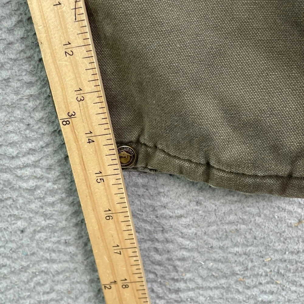 Berne Insulated Bib Overalls Kids XS Olive Drab Quilted Lined Duck Canvas Linned